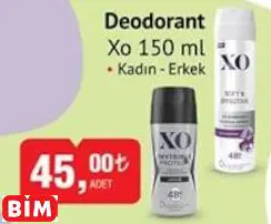 XO DEODORANT XO DEODORANT